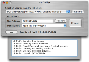 change.mac address on mac macdaddyx